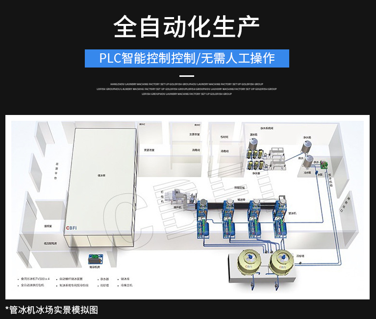 冰泉制冷的管冰機因其耐用性